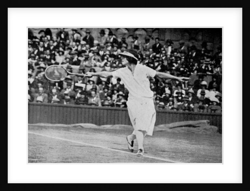 Helen Wills playing her first Wimbledon final against Kathleen McKane by Tropical Press