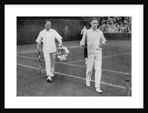 The Duke of York and his doubles partner Wing Commander Sir Louis Greig, Wimbledon 1926 by London News Agency