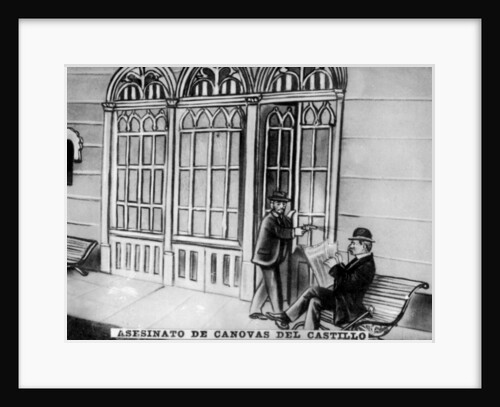 Assasination of Antonio Cánovas del Castillo by Anonymous