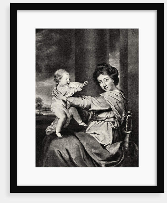 Caroline, Duchess of Marlborough and Daughter by Richard Houston