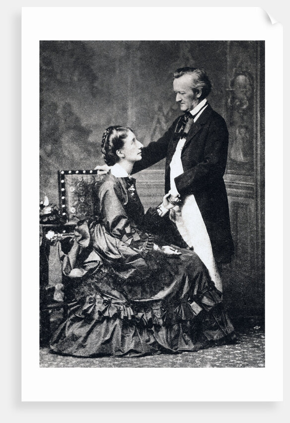 Richard and Cosima Wagner by Anonymous