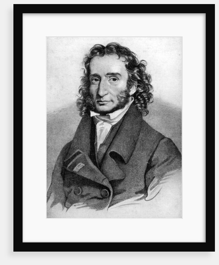 Niccolò Paganini, Italian violinist by Anonymous