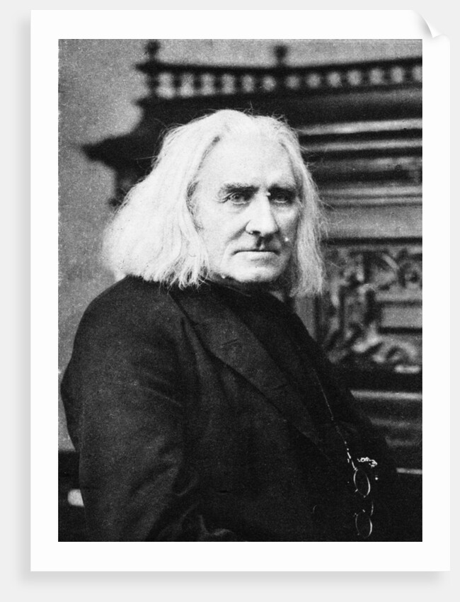 Franz Liszt, Hungarian pianist and composer by Anonymous