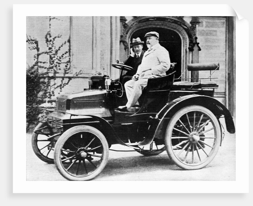 King Edward VII in Lord Montagu's 1899 Daimler 12hp by Anonymous