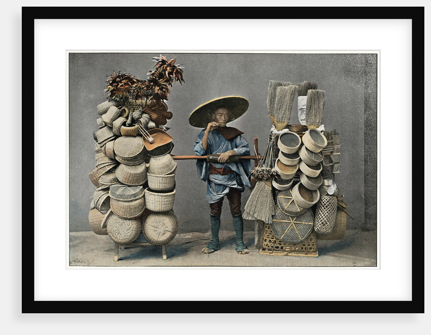 A Basket Making Merchant by Anonymous