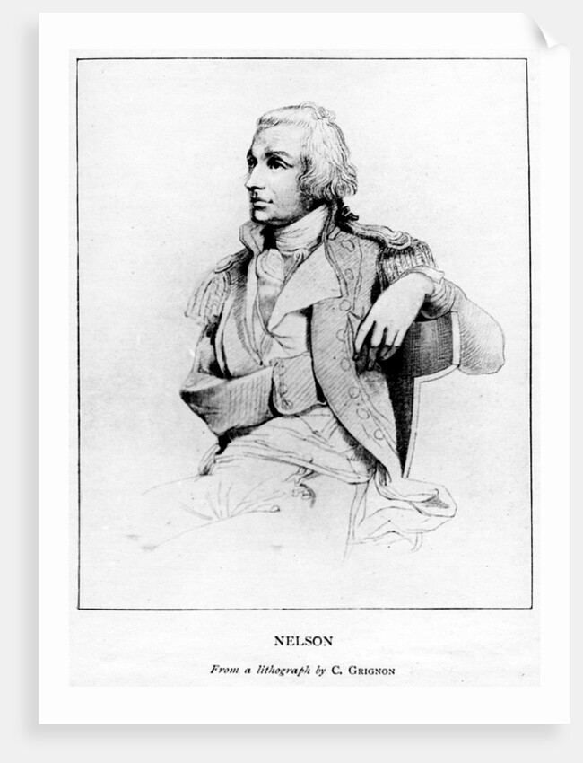 Horatio Nelson, 1st Viscount Nelson, English naval commander by C Grignon