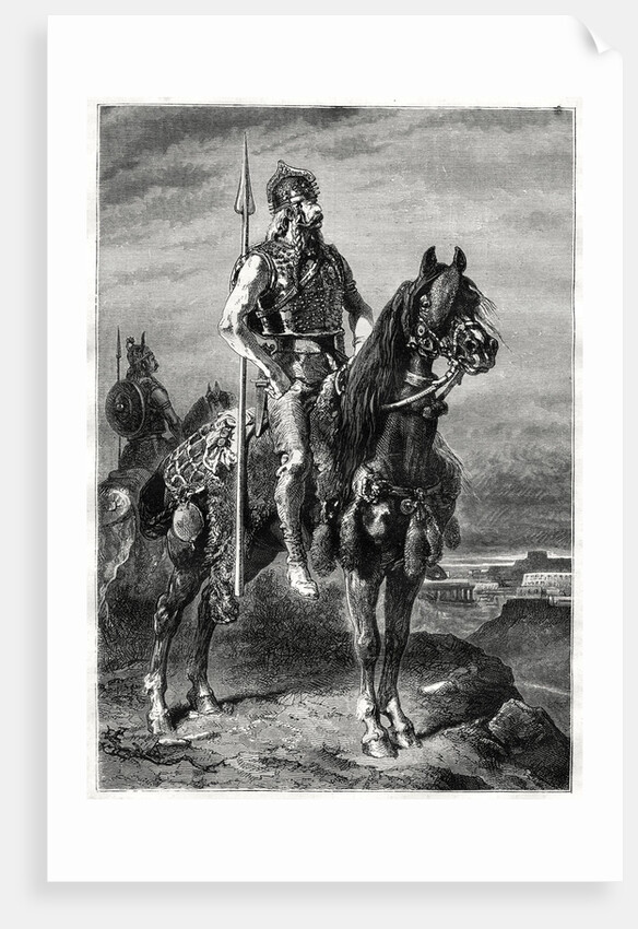 Gallic horseman by Neuville