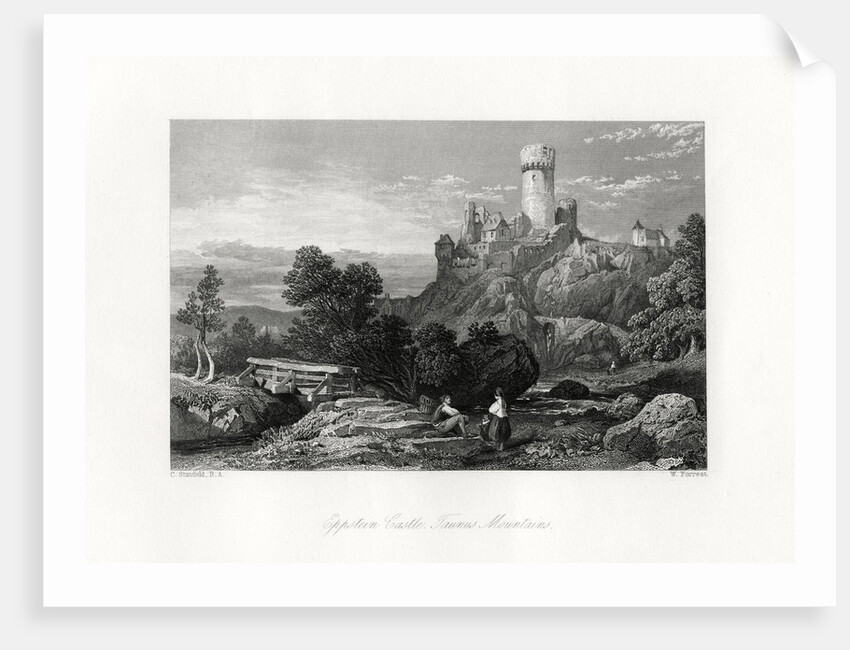 Eppstein Castle, Taunus mountains, Germany by W Forrest