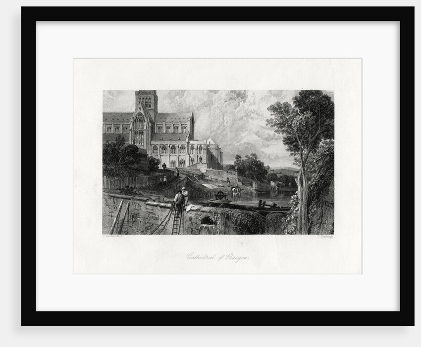 Glasgow Cathedral, Scotland by J Horsburgh