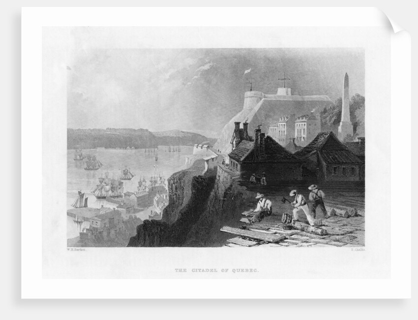 The citadel of Quebec, Canada by E Challis