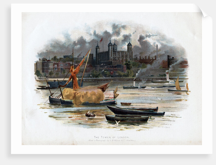The Tower of London, England by C Wilkinson