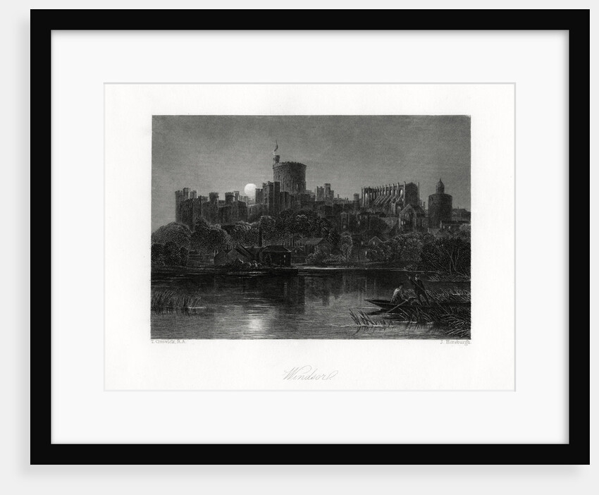 Windsor Castle, Berkshire by J Horsburgh