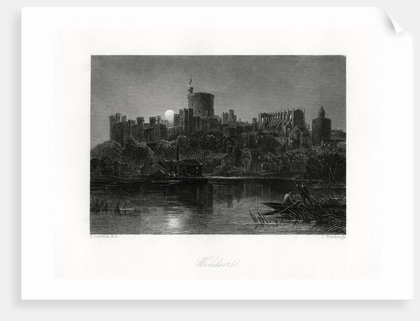 Windsor Castle, Berkshire by J Horsburgh