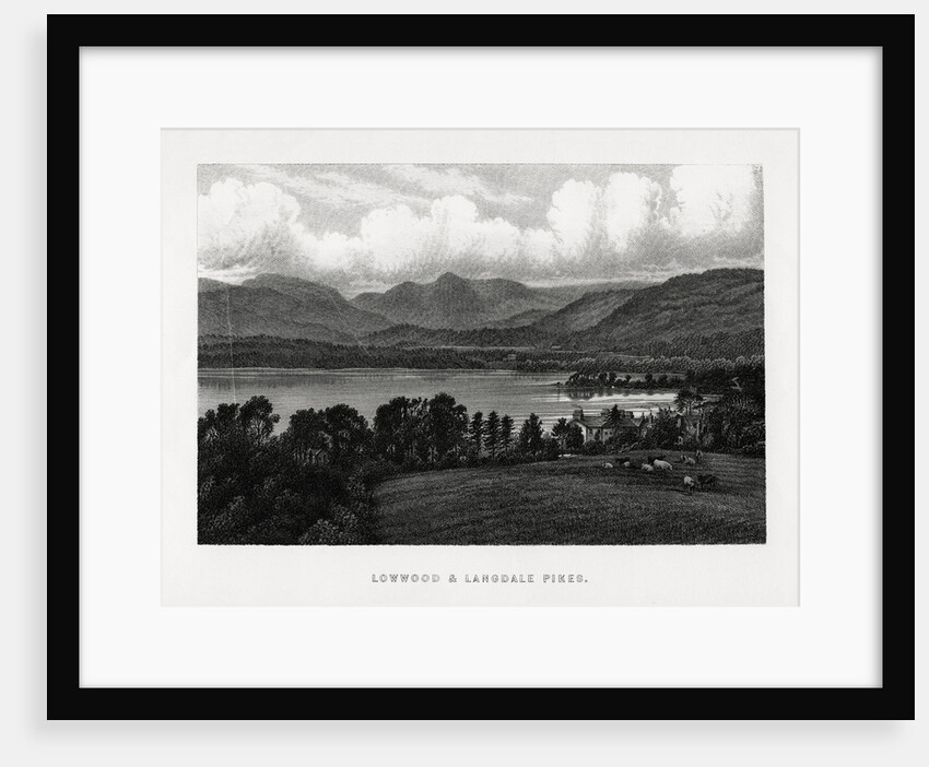 Lowwood and Langdale Pikes, Lake District, Cumbria by Anonymous