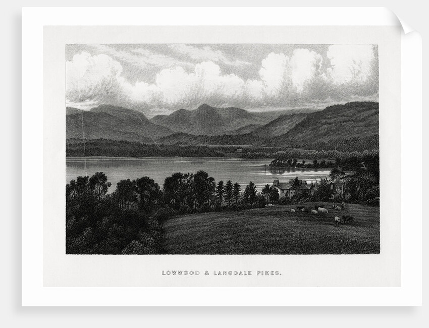Lowwood and Langdale Pikes, Lake District, Cumbria by Anonymous