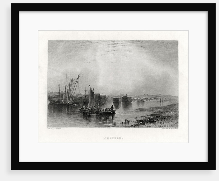Chatham, Kent by E Finden