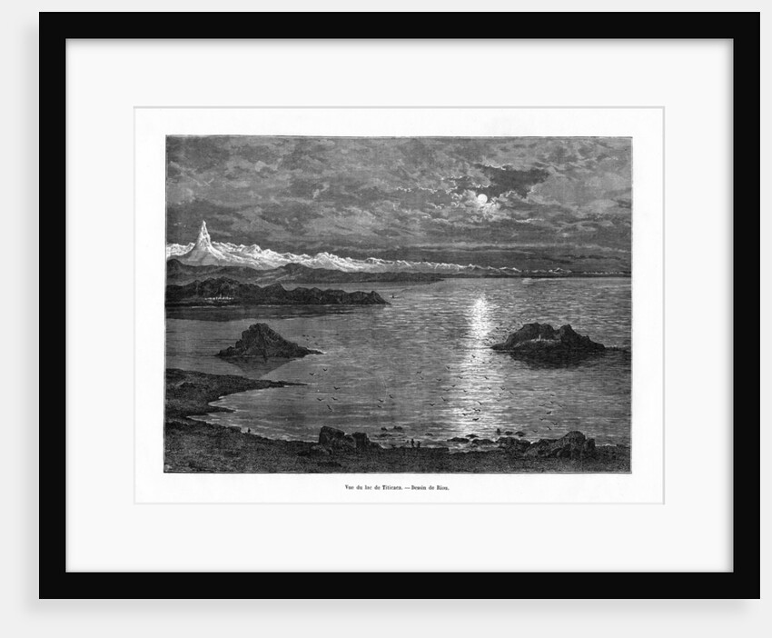 Lake Titicaca, South America by Edouard Riou