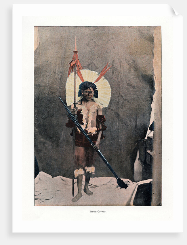 Kayapo Indian by Anonymous