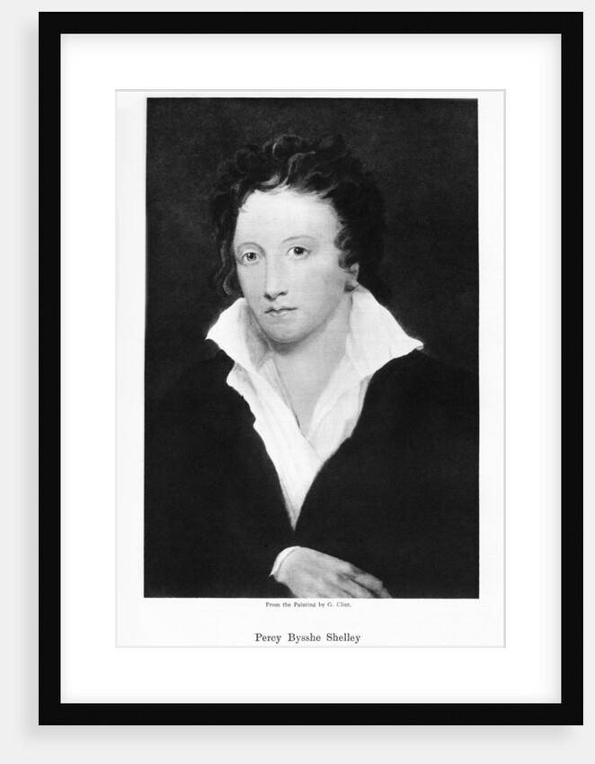 Percy Bysshe Shelley, English romantic poet by Anonymous