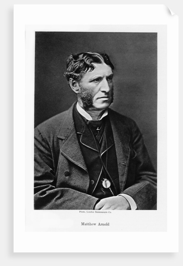 Matthew Arnold, English poet and cultural critic by London Stereoscopic & Photographic Co