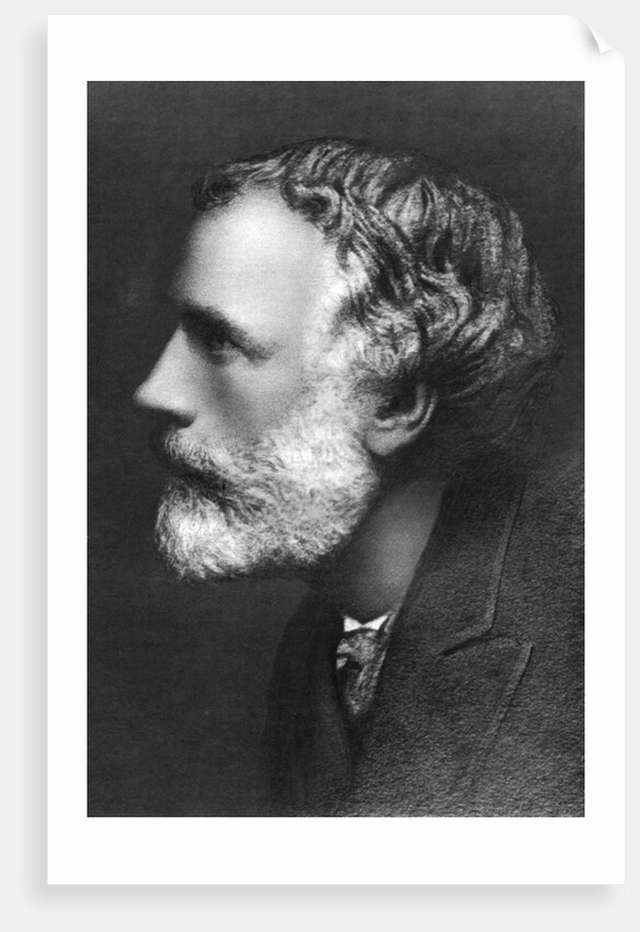 George Meredith, English novelist and poet by Frederick Hollyer