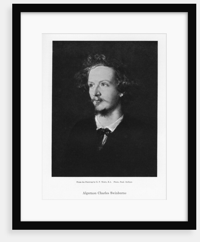 Algernon Charles Swinburne, English poet by Frederick Hollyer