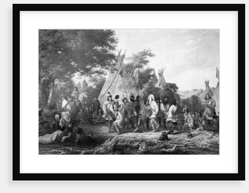 Dog Dance of the Dakotas by Seth Eastman