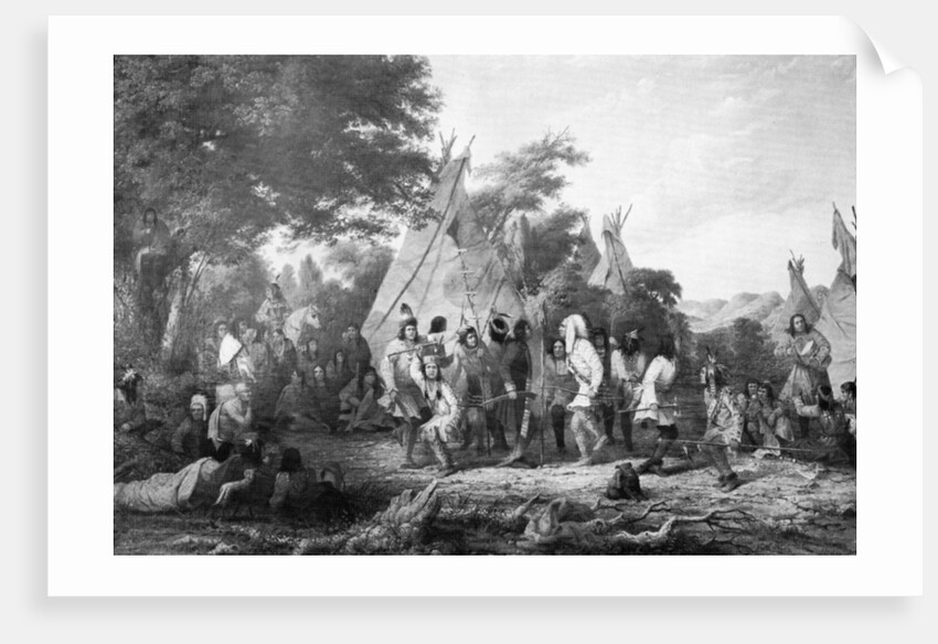 Dog Dance of the Dakotas by Seth Eastman