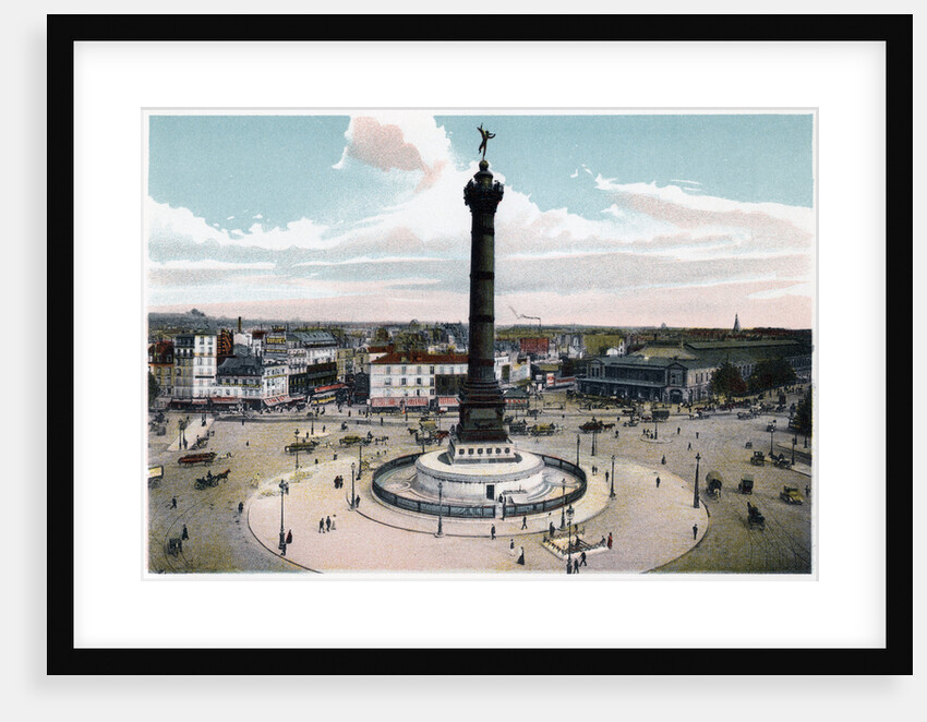 The July Column in the Place de la Bastille, Paris by Anonymous