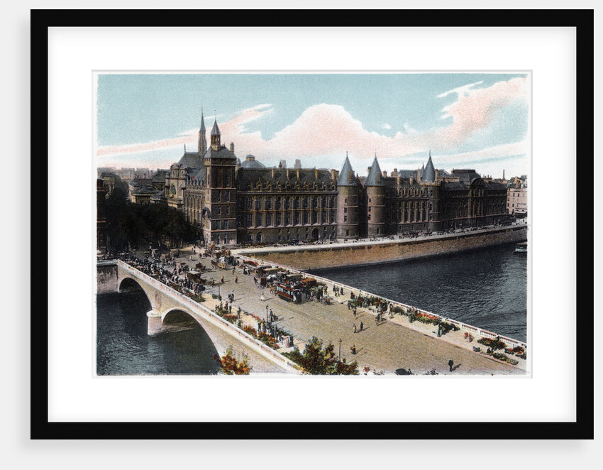 The Conciergerie and the Pont Neuf, Paris by Anonymous
