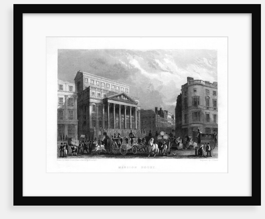 Mansion House, London by J Woods