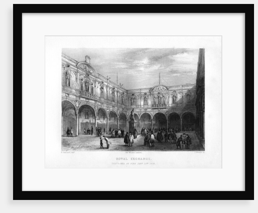 The Royal Exchange, London by J Woods