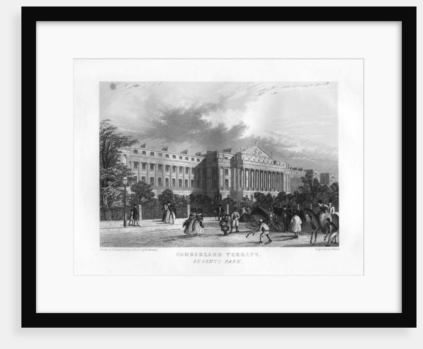 Cumberland Terrace, Regent's Park, London by J Woods