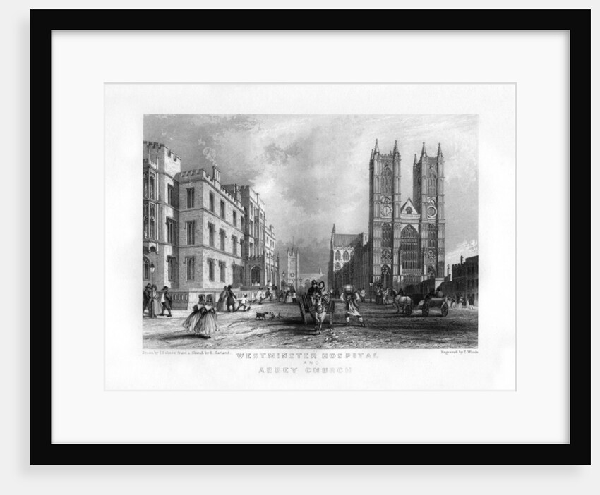 Westminster Hospital and Abbey Church by J Woods