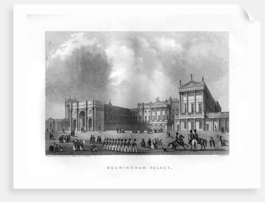 Buckingham Palace, London by J Woods