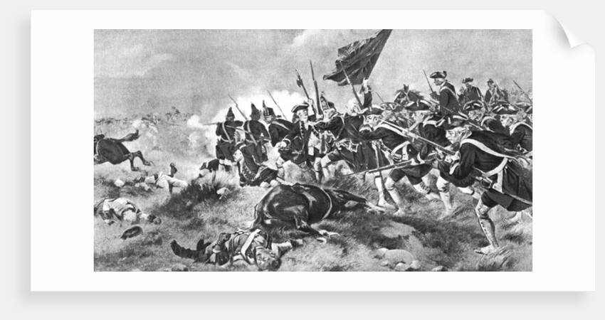 The Battle of Dettingen by Anonymous