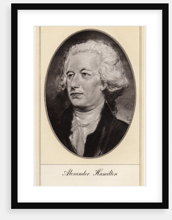 Alexander Hamilton, American politician by Gordon Ross