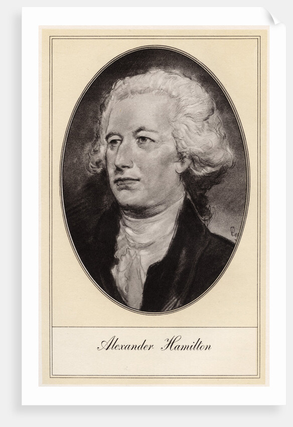 Alexander Hamilton, American politician by Gordon Ross