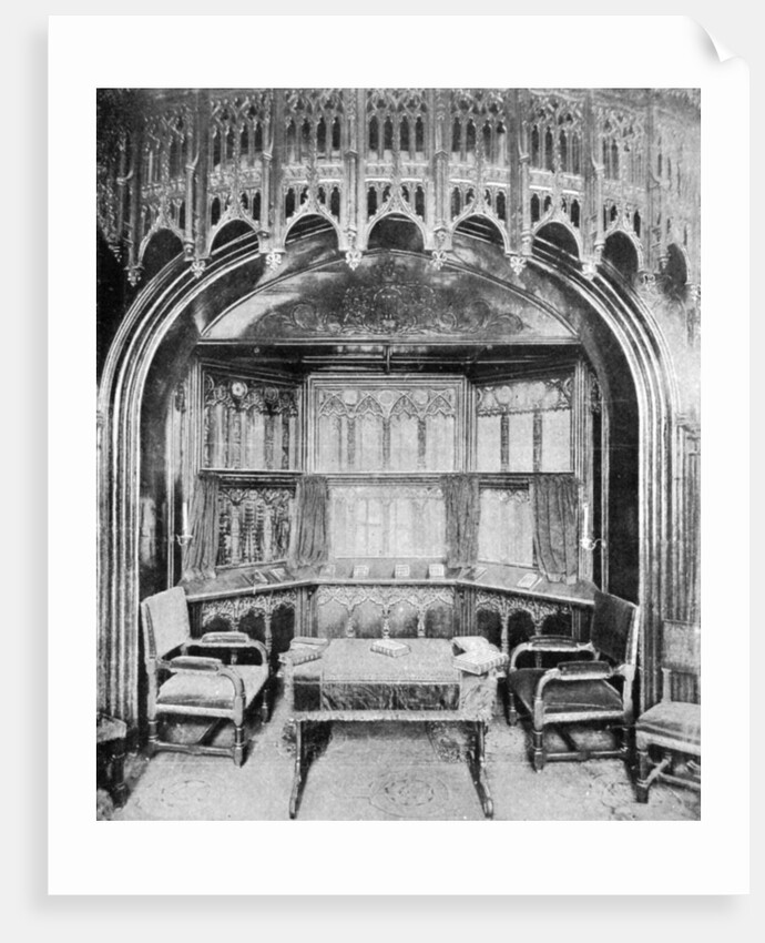 Queen Victoria's pew in St George's chapel, Windsor by Eyre & Spottiswoode