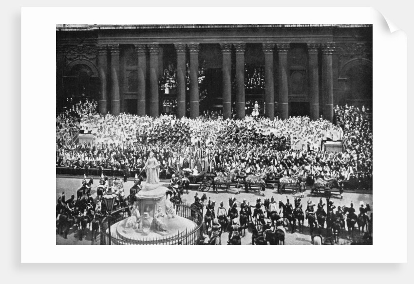 The ceremony of thanksgiving at St Paul's Cathedral, London by Anonymous