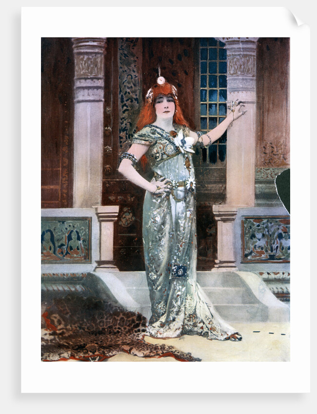 Sarah Bernhardt as Isolde by Nadar