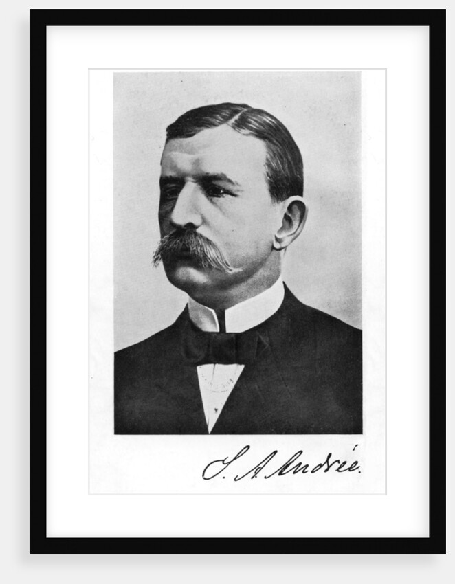 Salomon August Andree, Swedish engineer and aeronaut by Anonymous