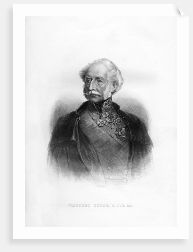 Hugh Gough, 1st Viscount Gough, British field-marshal by Anonymous