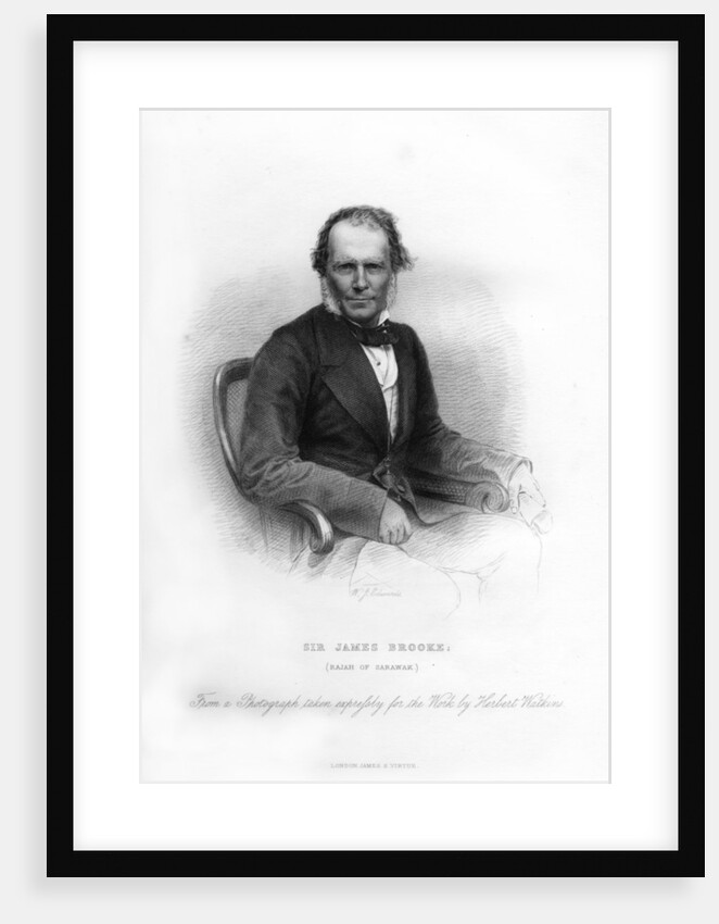Sir James Brooke, Rajah of Sarawak by WJ Edwards