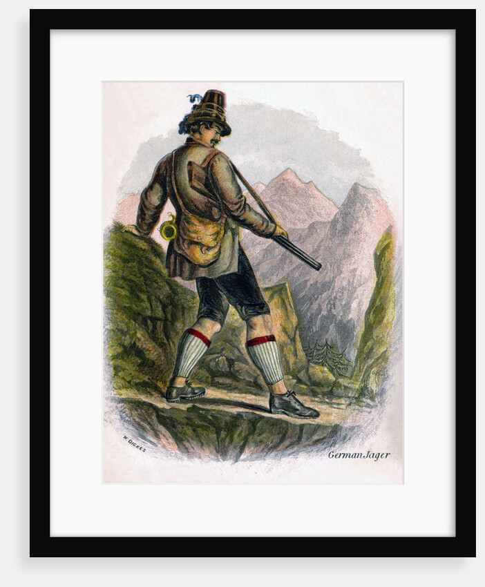 Bavarian Peasant by W Dickes