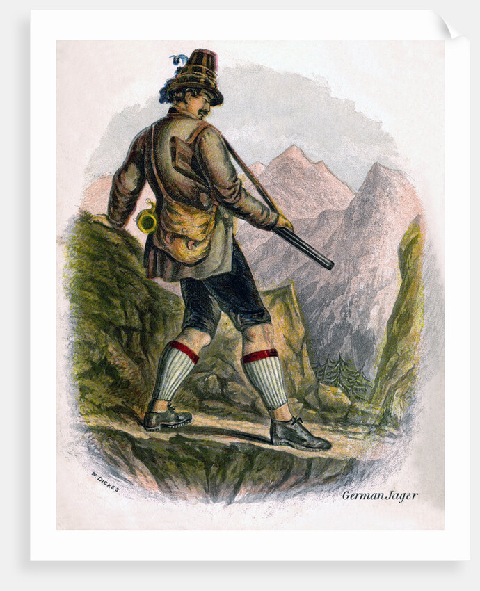 Bavarian Peasant by W Dickes