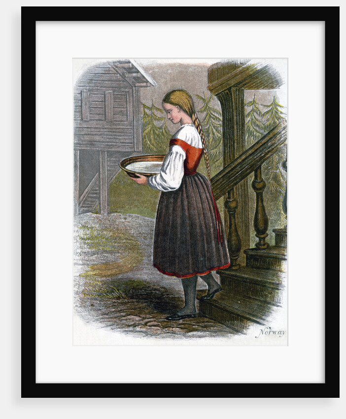 Norwegian Farm Girl by W Dickes