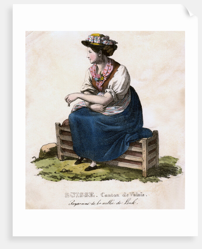 Swiss woman by Edouard Pingret