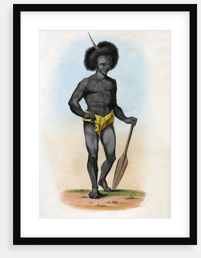Native of the Papua Islands by J Bull
