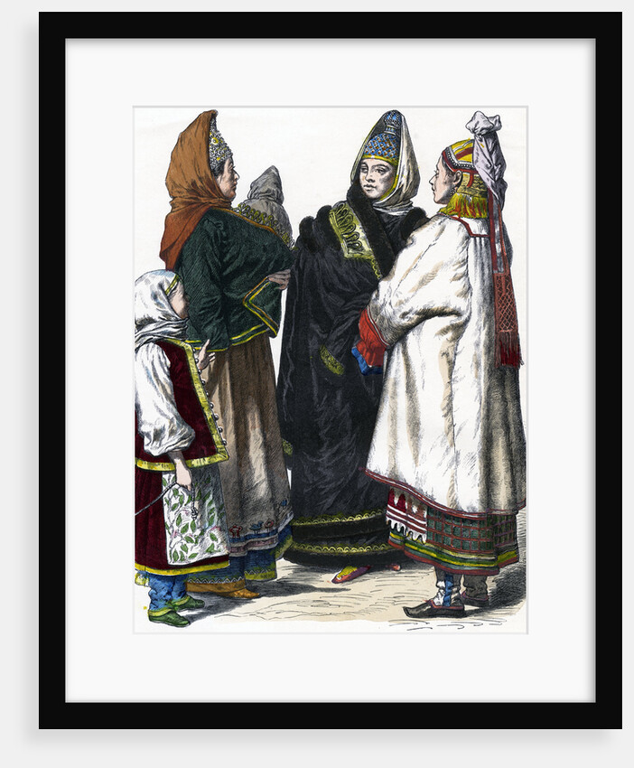 Traditional Russian Costume by Anonymous